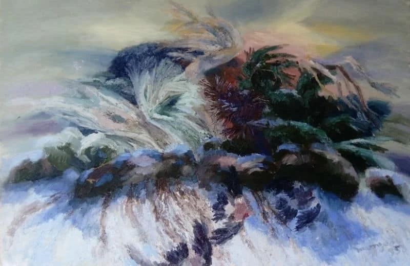 Glyn  Morgan - Birds in a Landscape