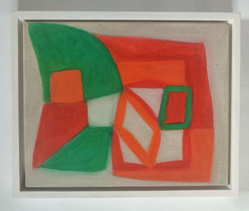 Margaret  Mellis - Red, Green and White 1983