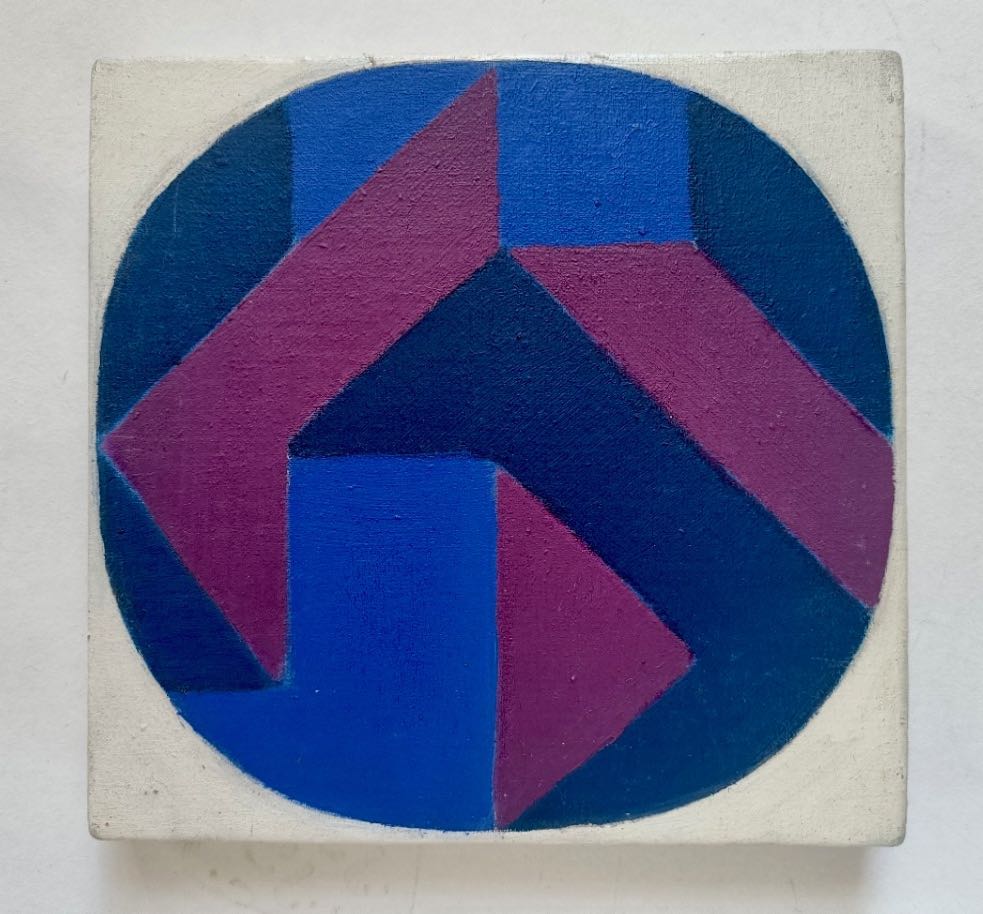 Margaret  Mellis - Tiny Blue and Violet