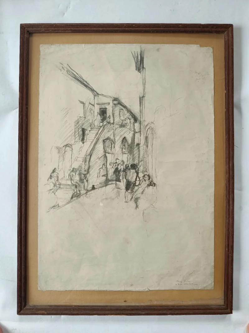 Anthony  Eyton - Italian Scene
