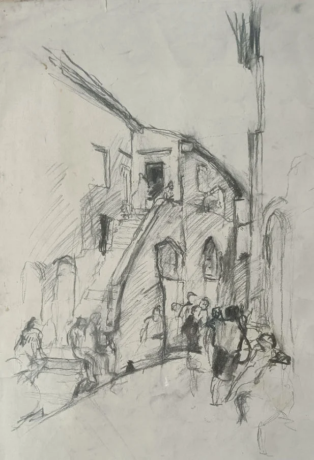 Anthony  Eyton - Italian Scene