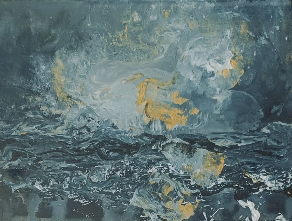 Maggi Hambling - Fireworks Over the sea II