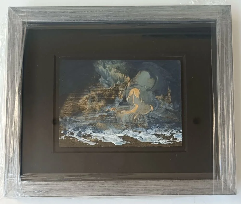 Maggi Hambling - Fireworks Over the sea III