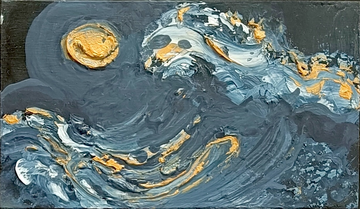 Maggi Hambling - Moon and Sea December 1, 2025