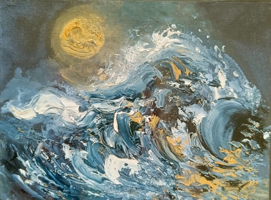 Maggi Hambling - Moon and Sea December I