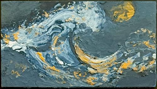 Moon and Sea December IV, 2025