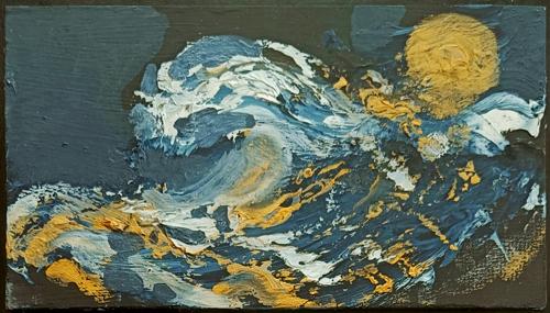 Moon and Sea December VI, 2025