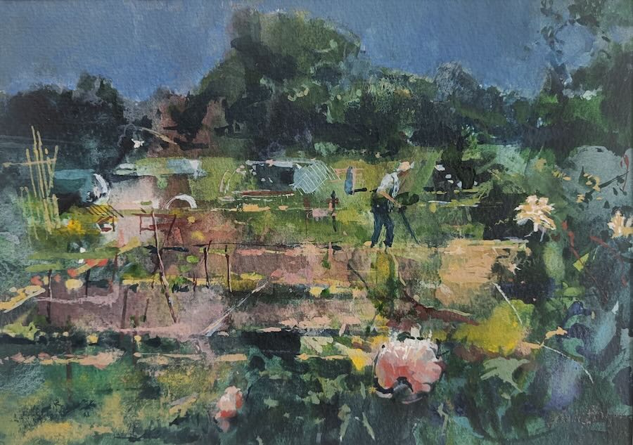 FRANCIS  BOWYER NEAC - On the Allotment