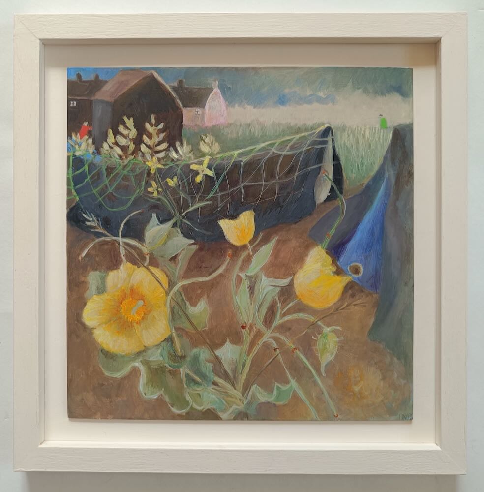 Tessa  Newcomb - Poppies up Against Matt Black