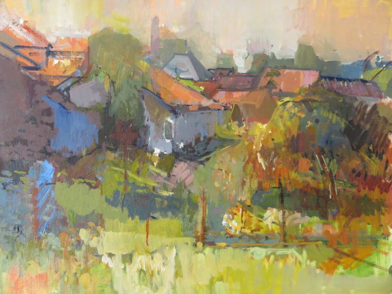 Oliver  Campion - Rooftops Provence