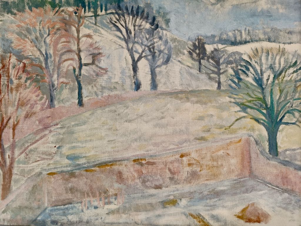 Margaret  Mellis - Snowy Landscape Arngosk II