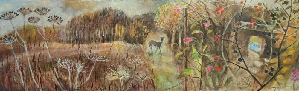 Tessa  Newcomb - The Setting Sun helps the Trees