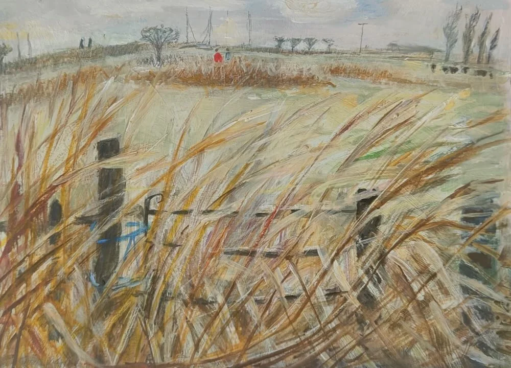 Tessa  Newcomb - Walkers Aldeburgh Marshes