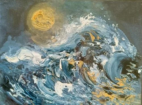 Moon and Sea December I