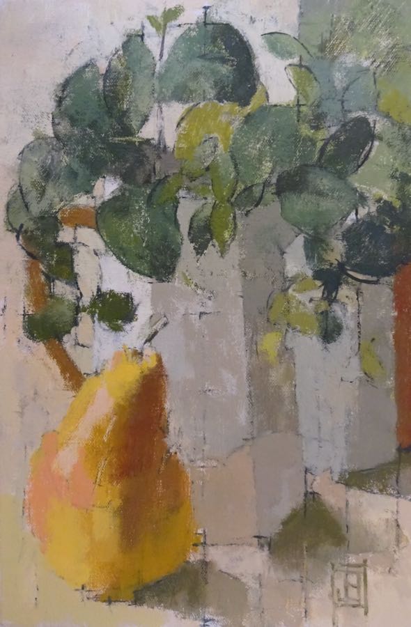 Jill  Barthorpe - Pear with Leaves